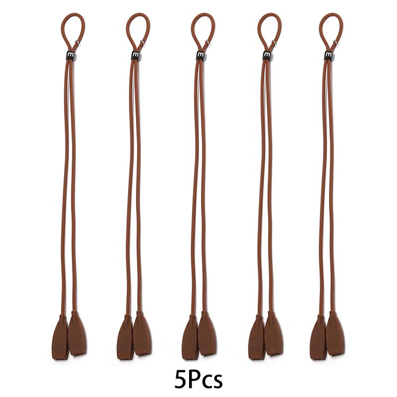 5 Pieces Per Set Adjustable Elastic Glasses Strap Soft Anti-slip Silicone Eyeglasses Rope High Quality Eyewear Lanyards