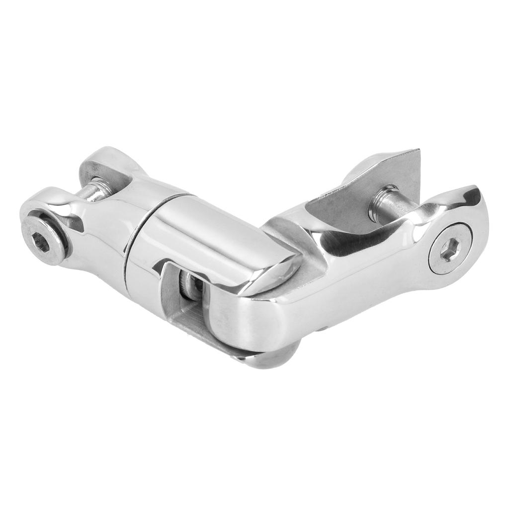 Boat Anchor Swivel Connector 3 Joint 316 Stainless Steel Mirror Polished Hardware for 0.4‑0.5in Chain