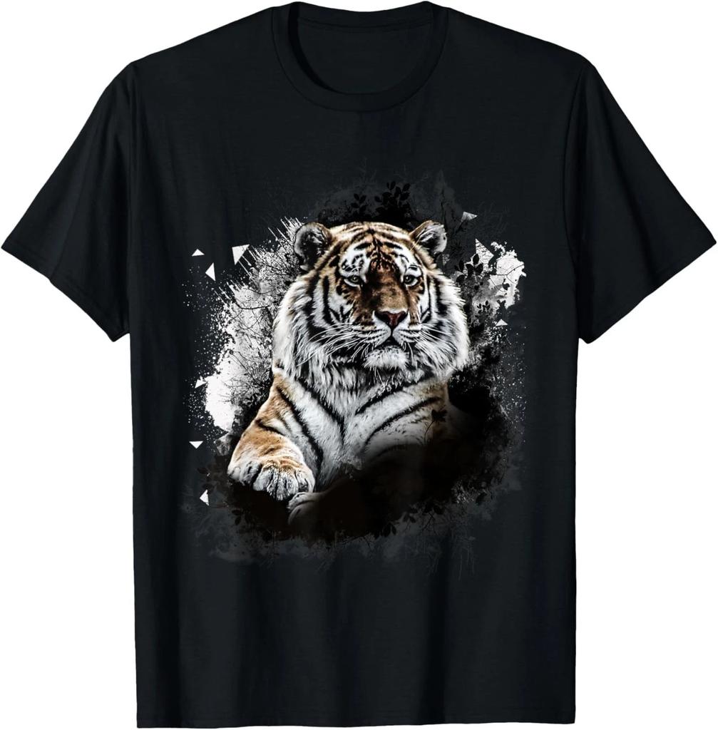 Realistic Awesome Tiger Animal Lovers Gift T-Shirt
