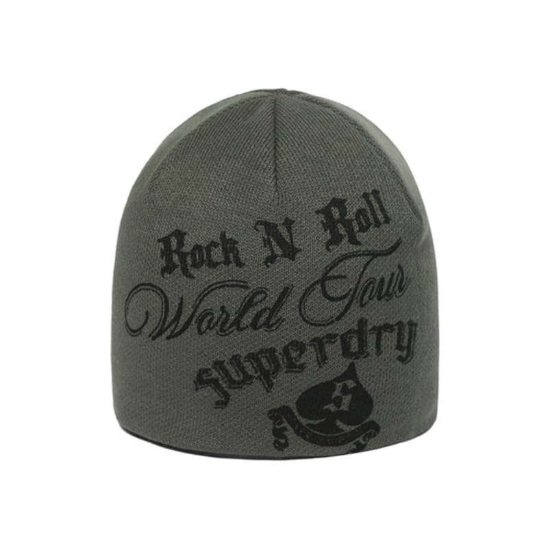 SUPERDRY Heritage Logo Graphic Beanie Khaki