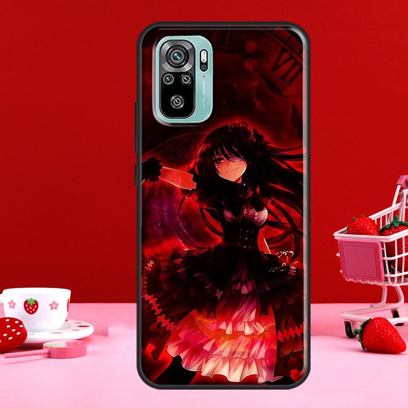 Date A Live Tokisaki Kurumi For Xiaomi Redmi Note 8 9 10 11 Pro Note 10S 9S 11S Case For Redmi 9 10 9T 9A 9C Coque