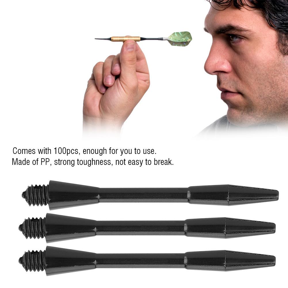 100 Stück Starke Robuste Dart Schäfte Stäbe Kunststoff PP Nylon Stange