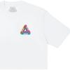 Palace Tri-Ferg Colour Blur White Unisex Tops P19TS336