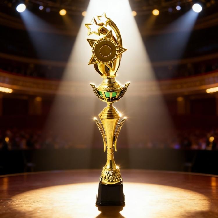 Golden Plastic Winners Award Cup Victory Cups Trophies Award Cup Ideal For School Sports Day And Community Tournaments