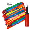 Rocket Balloons with Pump Flying Balloon with Whistling Noise Assorted Colors Long Screaming Balloon for Birthdays Events Parties