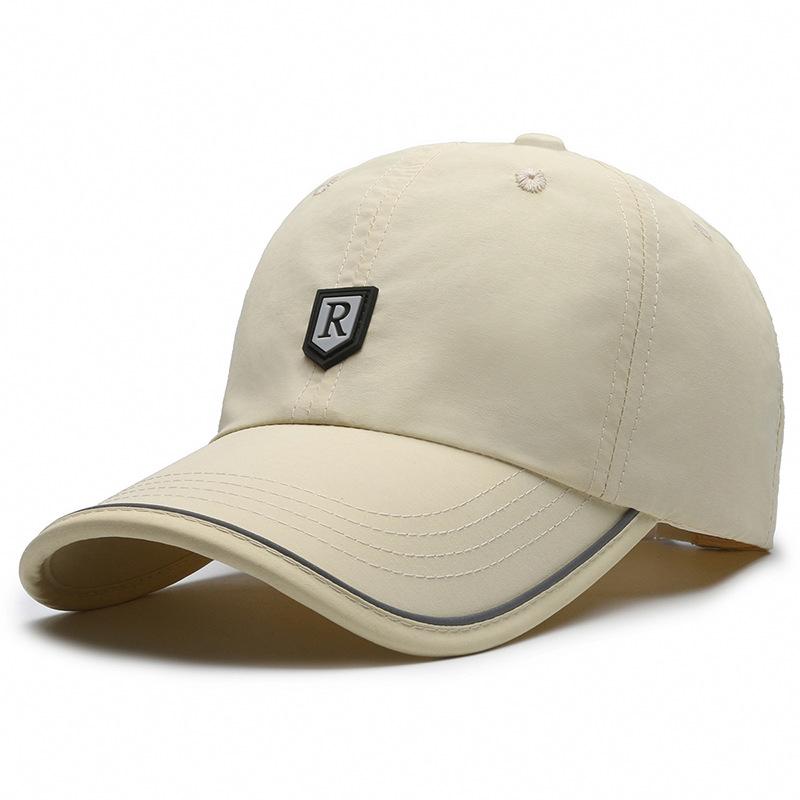 

Весенне-летняя быстросохнущая бейсболка R-baseball Cap Men s Cap Outdoor Thin бежевый