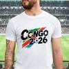 Congo National 2026 Team Soccer Shirt Denmark Denmark Graphic Men Tee Soccer Jersey Football Soccer Supporter Cotton Unisex Tops