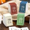 367Sheets Portable 2025 Calendar Book Tearable 12 Monthly Pocket Calendar Mini Desk Calendar  School