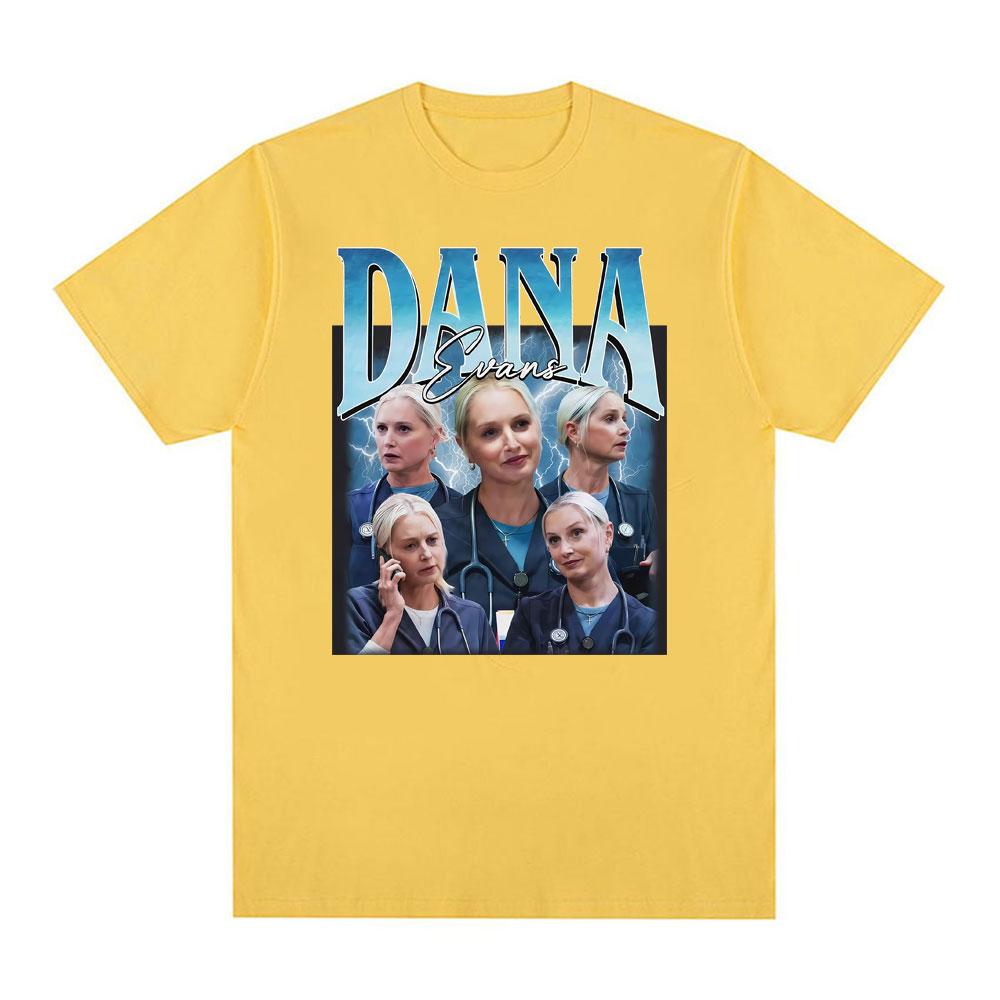 Dana Evans Vintage Retro Nurse Fan Print T Shirt Unisexs Clothing Fashion Vintage Short Sleeve Tshirts Casual Oversized Tee Shirt