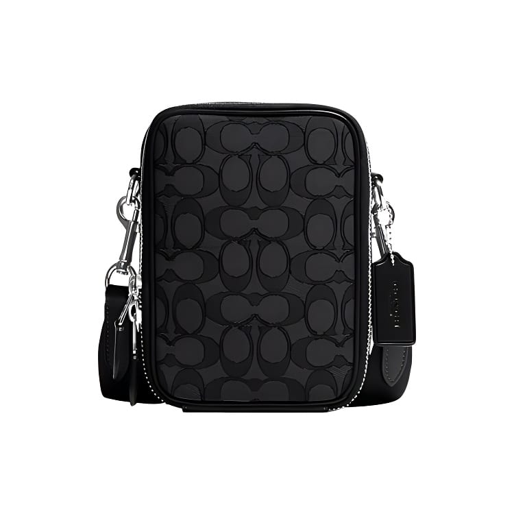 COACH Stanton Fabric With Cow Leather