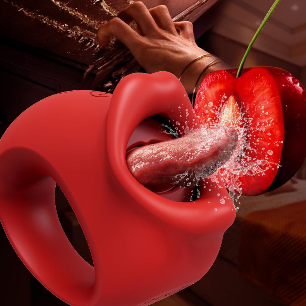 Sex Toys Vibrator Tongue Licking Nipple Vagina Stimulator Massager Masturbation Tools Women Couple Sex Toys Penetration Vibrator