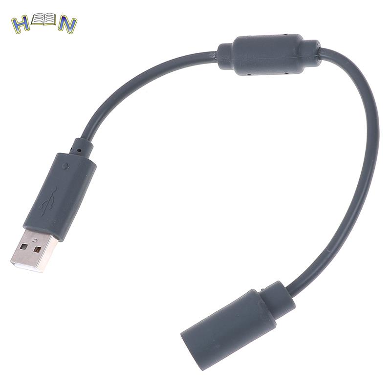

Wired Controller USB Breakaway Adapter Cable Cord For Xbox 360 Gray 23cm