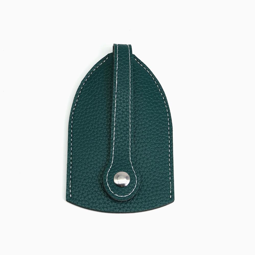 

Unisex Pull Type Key Bag Leather Mini Key Holder Case Portable Key Wallets Key зелёный