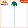 Fluorescent Spiral Tent Stake - Hexagonal Awning Anchor for Camping