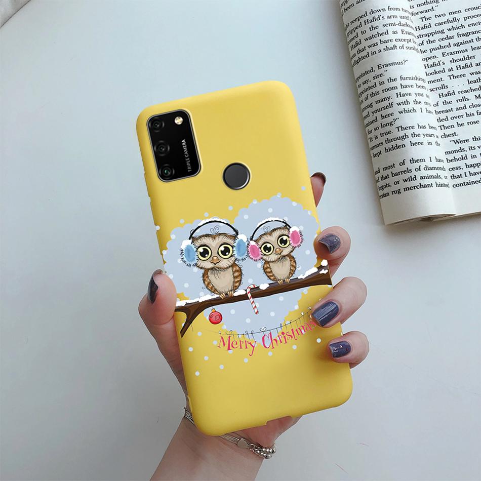 For Huawei Honor 9A Case 2020 Silicon Cover Soft Bumper Coque For Huawei Honor 9A Phone Cases MOA-LX9N Honor9A Love Heart Funda