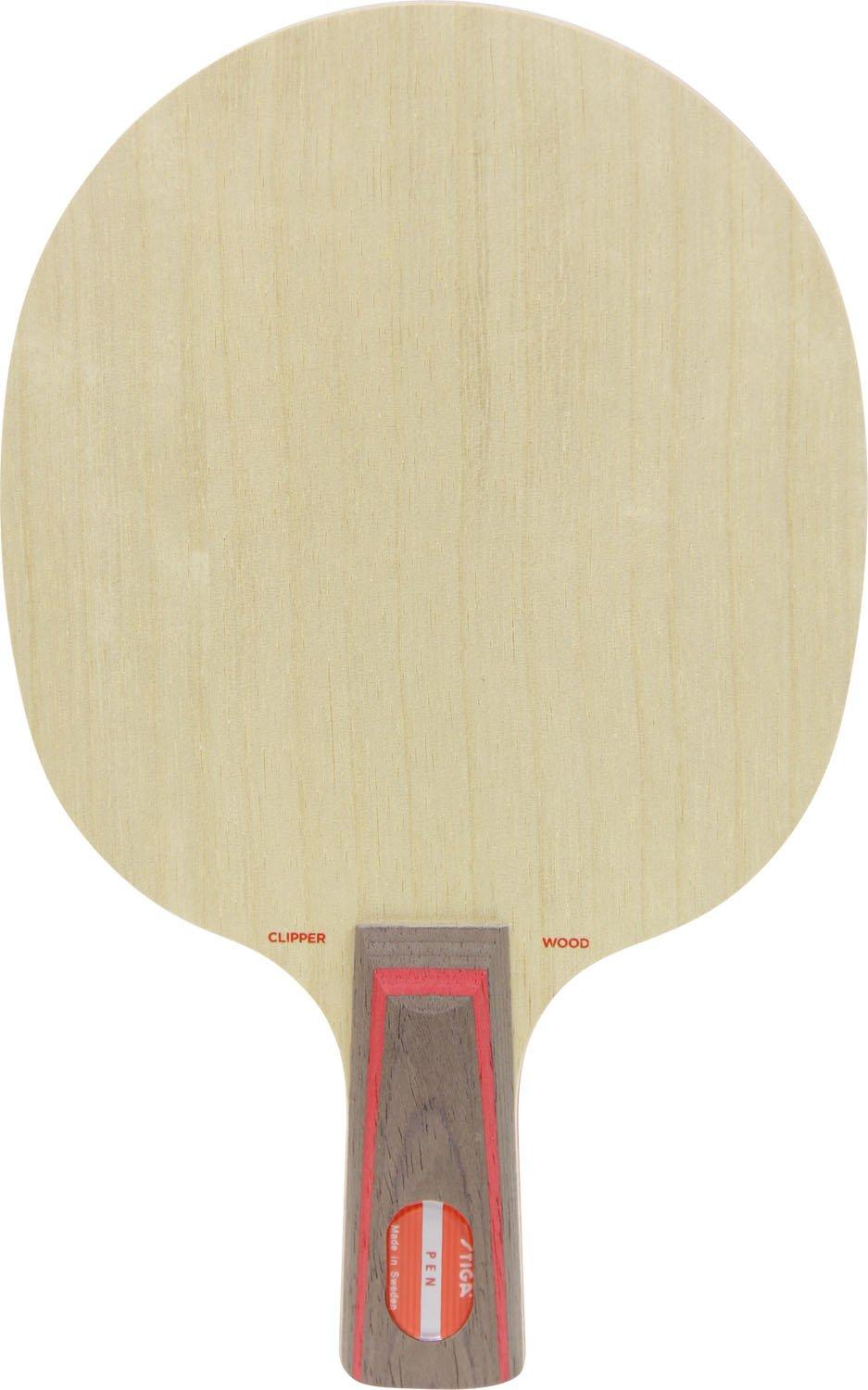 

STIGA Clipper Wood Table Tennis Racket with Chinese Pen Used by Miu Grip, Hirano, 1020-65
