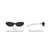 Gentle Monster 2026 Serie Persönlichkeit Katzenaugen-Sonnenbrille Unisex-Sonnenbrille Schwarz MIMOSA-01