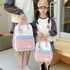 Schoolbag Japanese Ins Wind Soft Girl Cute Girl Backpack College Student Lightweight Mommy Bag Backpack Parent-child Kindergarten Bag