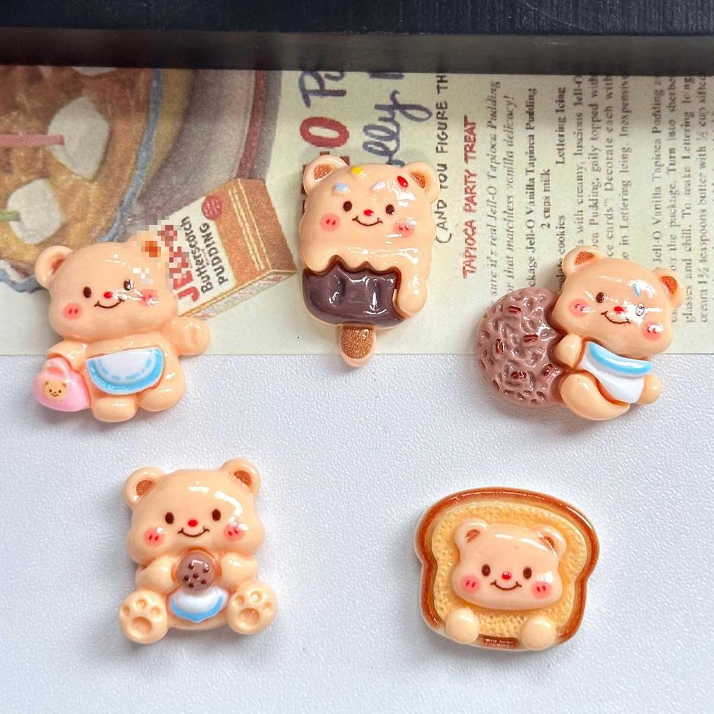 Mini magnet Francouzská bageta: Evropská dekorace lednice na pečivo & držák na poznámky