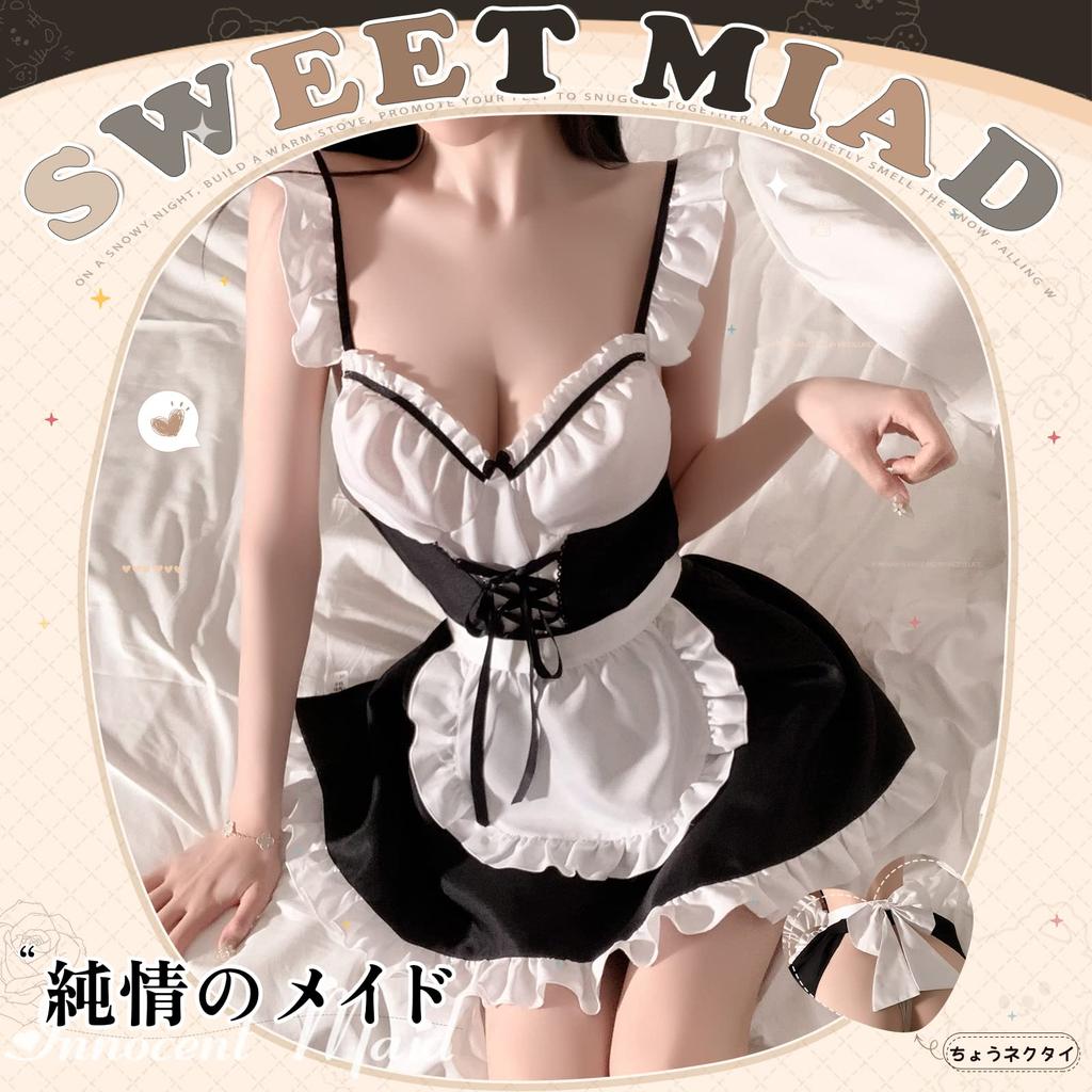 Maid Sexy Maid Baby Erotic Little For Cosplay Costume Cosplay [ADSEXY] Clothes, Cosplay, Erotic, Set, Doll, Underwear, Uniform, Devil, Women, Adults,
