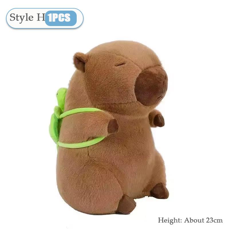 8 Styles Cute Capybara Peripheral Plush Doll Capibara Plush Doll Giant Kawaii Stuffed Animal Doll Children Birthday Gifts Toys
