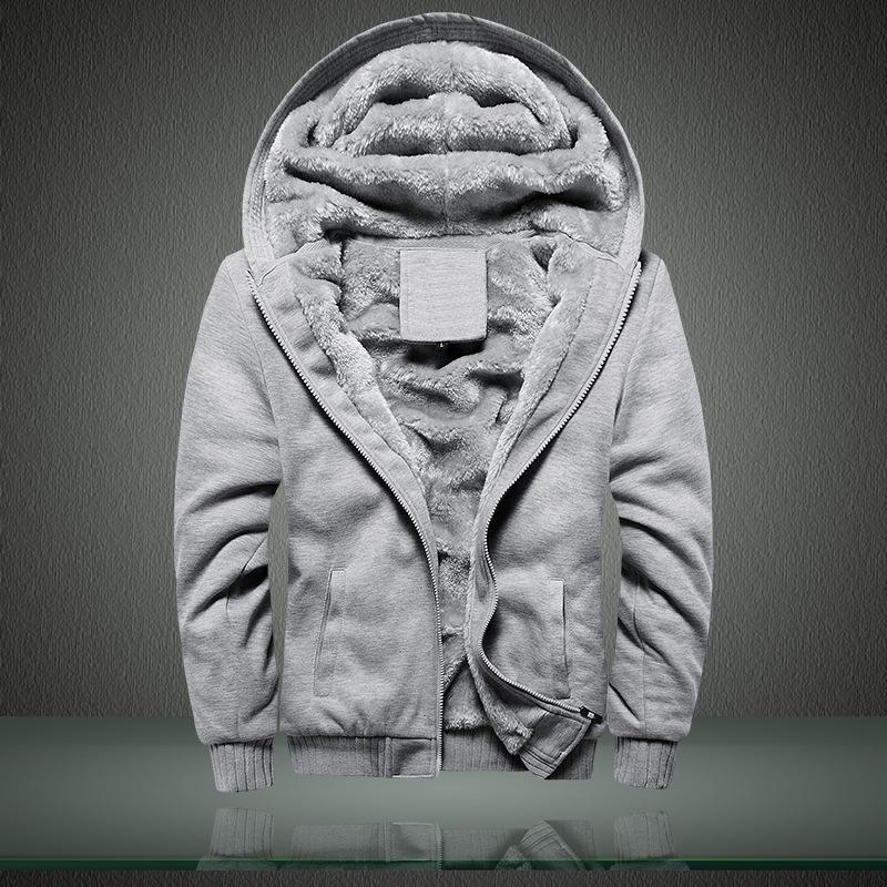 New Men's Winter Camouflage Fleece Sweatshirt Jacket, Plus Size, Thick and Warm, 5XL