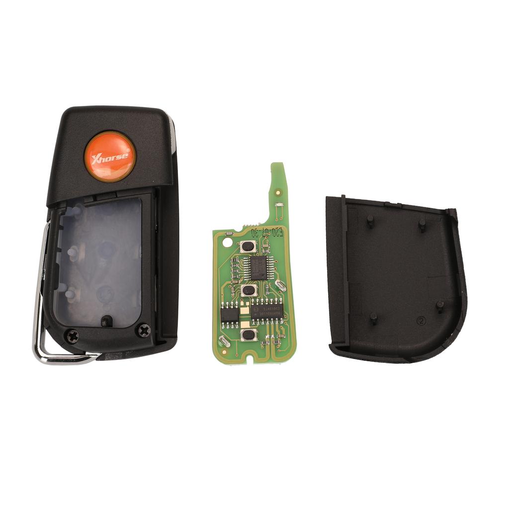 Jingyuqin XHORSE VVDI2 XNTO00EN Für Toyota Typ Drahtloser Universal-Fernschlüssel 3 Tasten XN008 Fernbedienung mit NXP Chip