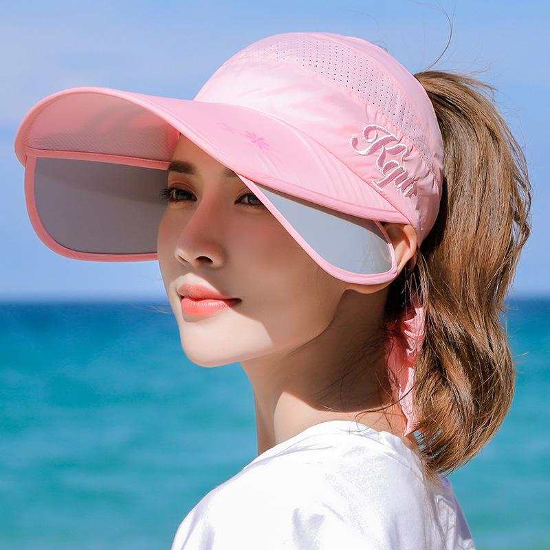 Cappelli da sole da spiaggia retrattili estivi per le donne acquista in  modo economico — spedizione gratuita, recensioni reali con foto — Joom