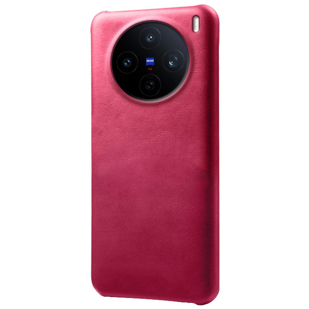 For vivo X200s 5G Case Calf Texture PU Leather Hard PC Protective Phone Cover