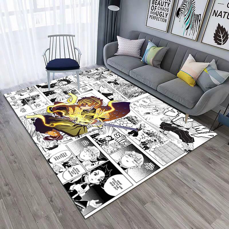 Japanese manga artist Koyoharu Gotouge's Demon Slayer carpet is suitable for living room and bedroom doormats office balcony decorative rugs H2