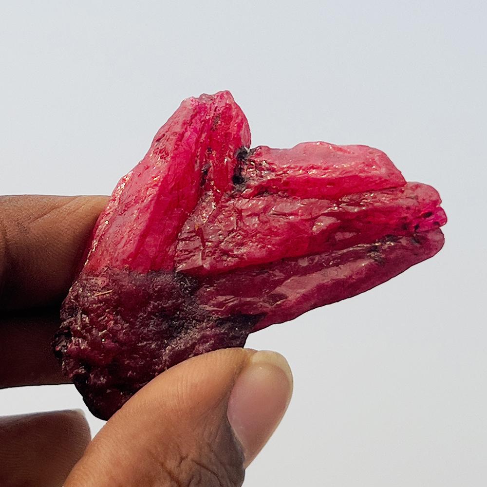 Natural Red Ruby Loose Gemstone Uncut 169.70 Ct Raw Rough for Lapidary and Gem Collections