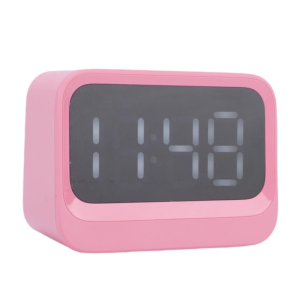 Ceas Digital cu Boxă Wireless Afișaj LED Ceas deșteptător Reîncărcabil cu Player Muzică MP3 pentru Persoanele care Dorm