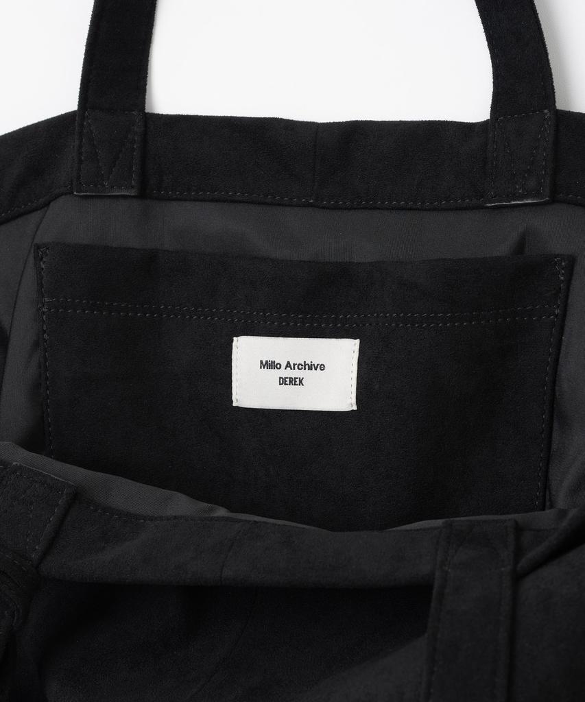 Millo Archive [Ma X Derrick] Kerr Suede Tote Bag [Black]