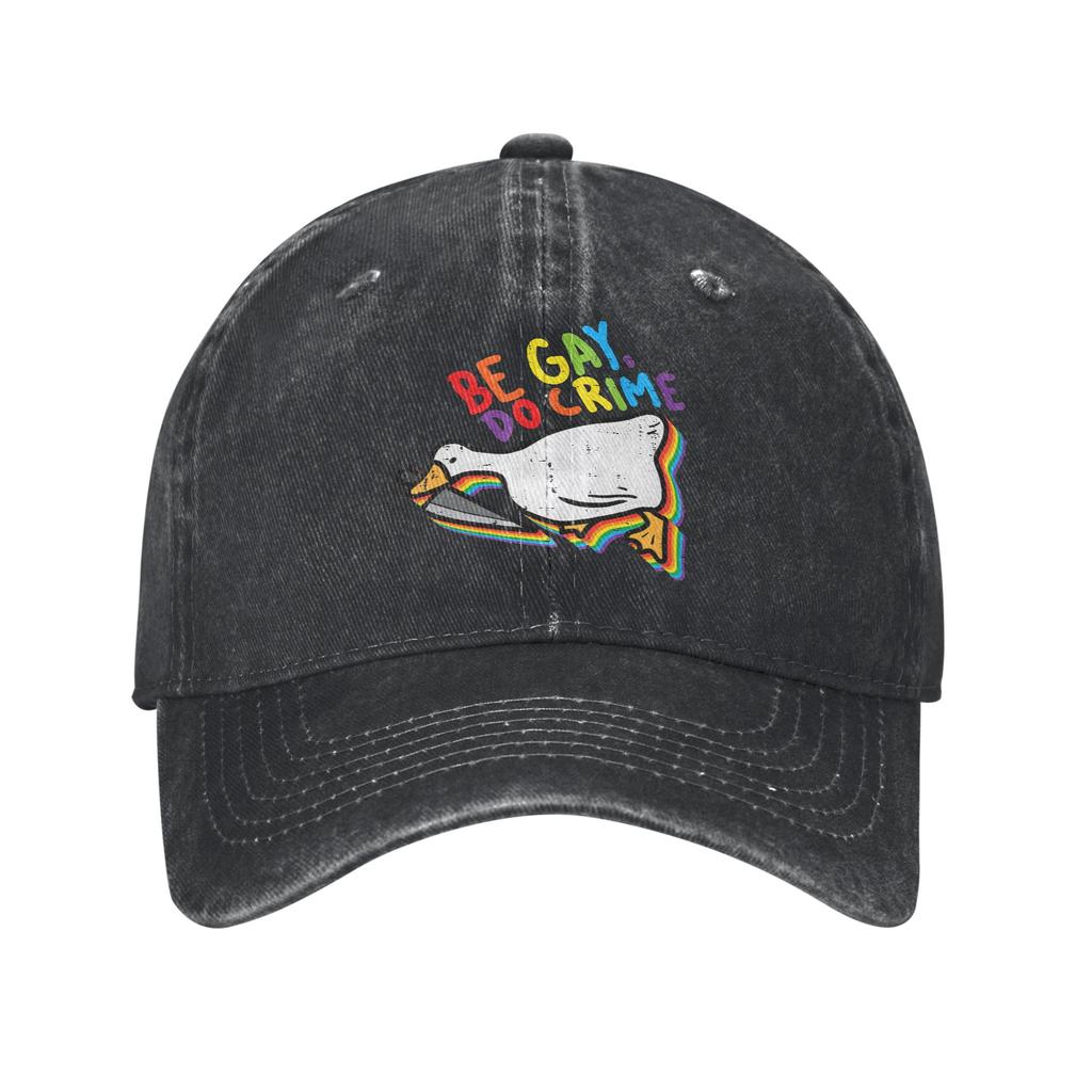 Równość LGBT Duma Świadomość dla Gejów Czapka z Daszkiem Unisex Kobiety Zniszczony Jeans Prany Snapback Kapelusz Outdoor Regulowany Czapki Kapelusz