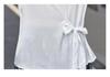 Summer Temperament Lace-Up T-Shirt & Versatile Skirt Set for Middle-Aged Women