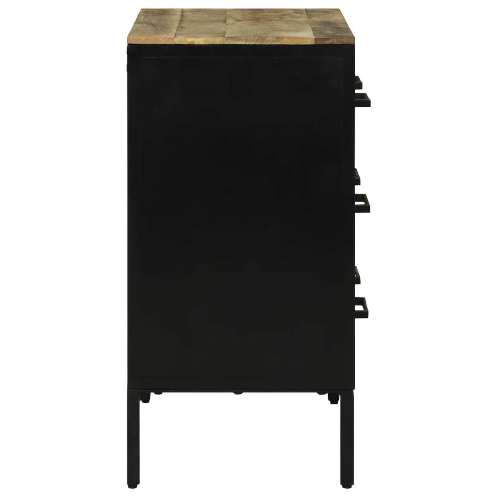 Sideboard with Drawers 70 x 35 x 70 cm Solid Mango Wood