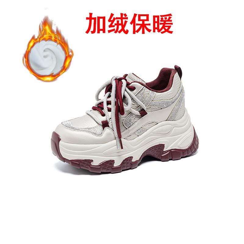 Casual shoes for women 2026 new spring and autumn fashion versatile thick soled women s shoes 34