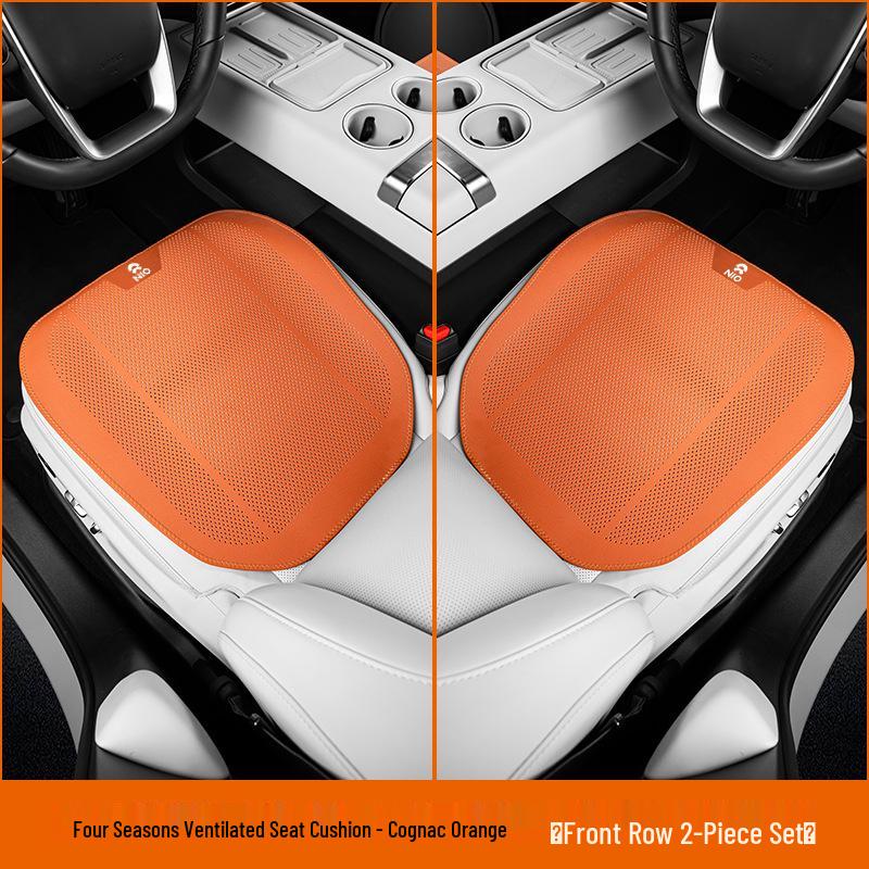 Lychee Pattern Perforated All-Season Seat Cushion for Nio ET5, ES6, ET7, ES7, ES8, EC7, EC6, and EVEEP Cars
