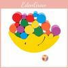 Wooden Childrens Moon Balance Beam Game With Stacking Blocks For Early Learning