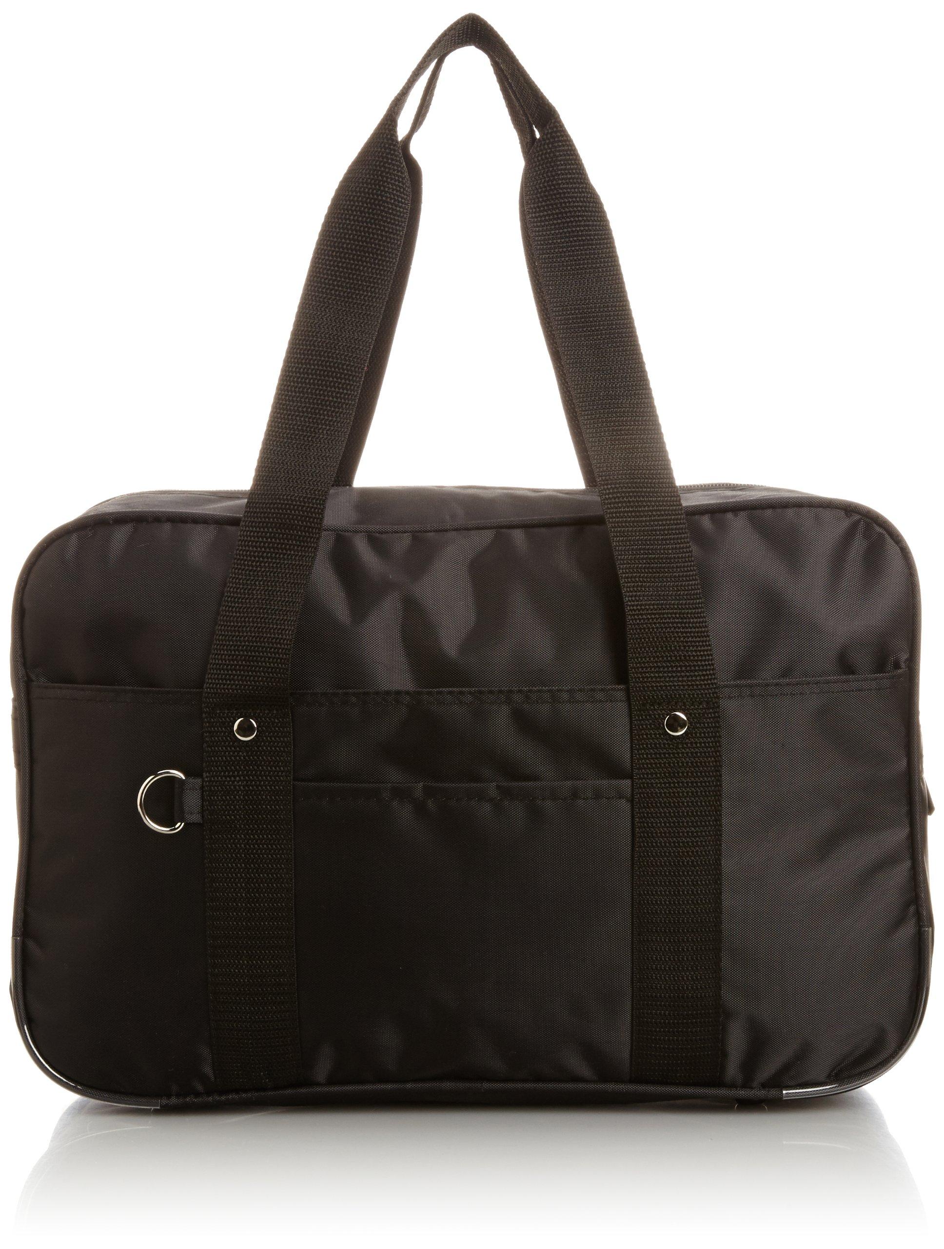 

School Bag Polyester Regular Black Black [EXAS] (Standard Size)