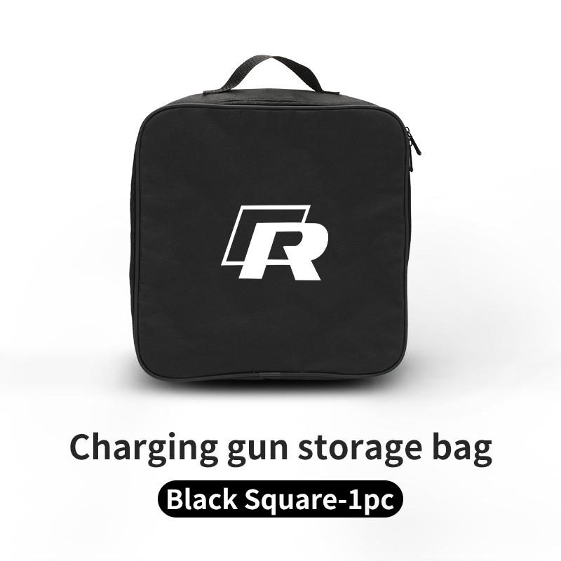 BIG1 Car Charging Gun Bag Oxford Cloth Gun Cables Storage Box Auto Accessories For Volkswagen VW Scirocco Jetta Beetle Golf Passat