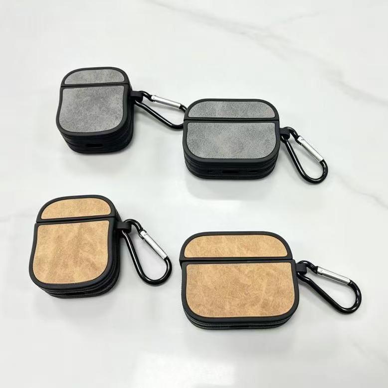 Fur sticker leather earphone case for apple earphone cover AirPods 1 earphone protective case AirPods pro1