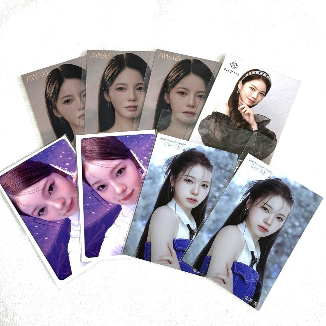 

[USED] NiziU Ayaka AWAKE Sticker Card 8 pieces