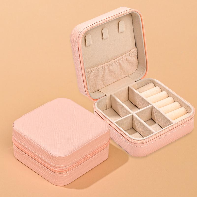 Minimalist Portable Jewelry Storage Box for Earrings, Necklaces & Rings