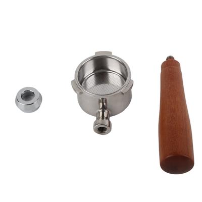 Portafiltro Bottomless 51mm in Lega di Zinco Porta Filtro per Caffè per Macchina da Caffè DELONGHI ECP3420