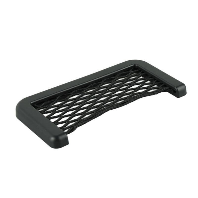 Car Rear Seat Net Pocket Elastic Rope Mesh Storage Bag Pocket Polyester Car Storage Mesh Bag