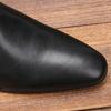 Size 40~46 Men Heightened Shoes Fashion Men high-heeled Boots Leather Chelsea Ankle Boots
