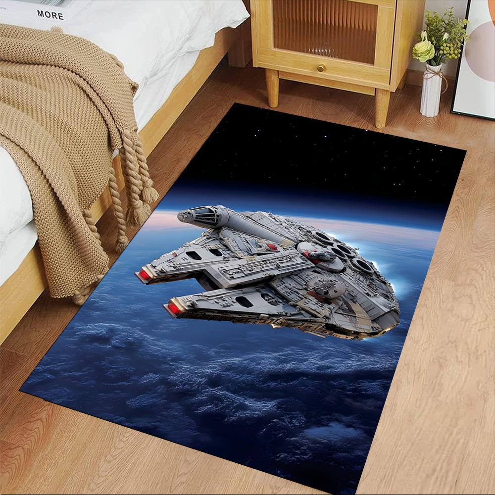 Star Wars Floor Rug Office Rug Suitable for Bedrooms Balcony Dormitory Playrooms Anti-slip Rug Decorate Offices Wedding Party Gift