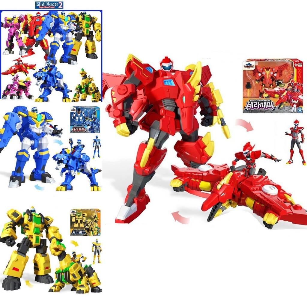 Mini Special Forces Toy Super Dino Power Mecha Transformation Robot For Boys