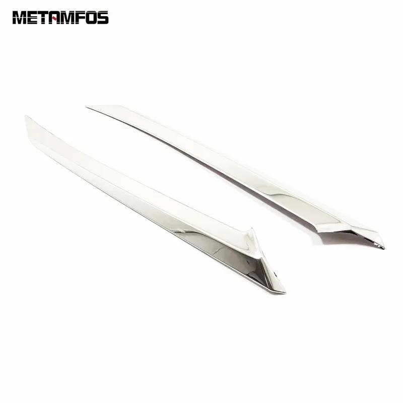 Head Light Lamp Eyebrow For Toyota Camry Sports SE XSE 2018-   Stainless Steel Headlight Molding Trim Accessories